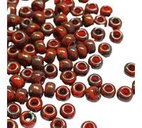 LYVQZPWLRdi semi di vetro, Perline di vetro da 5 grammi/sacchetto, diametro 2 mm, diametro 3 mm, rotonde, in stile Picasso, perline da ricamo Boho, for strumenti fai da te.(4520_2MM)