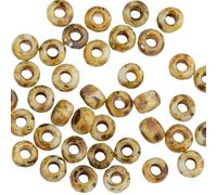 LYVQZPWLRdi semi di vetro, Perline di vetro da 5 grammi/sacchetto, diametro 2 mm, diametro 3 mm, rotonde, in stile Picasso, perline da ricamo Boho, for strumenti fai da te.(4512_2MM)