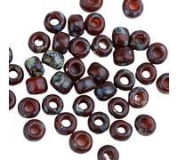 LYVQZPWLRdi semi di vetro, Perline di vetro da 5 grammi/sacchetto, diametro 2 mm, diametro 3 mm, rotonde, in stile Picasso, perline da ricamo Boho, for strumenti fai da te.(4513_2MM)