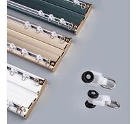 LYVQZPWLRDoppia fila di tende del soffitto, Binario for tenda doppia(Gold,3.9M)