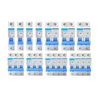 LYVQZPWLRInterruttore di conversione, Interruttore automatico MCB 1P 2P 3P 4P AC 230/400V Montaggio su guida DIN Interruttore pneumatico domestico(16a,3)