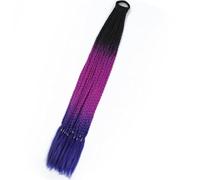 LYVQZPWLRla tessitura dei capelli, Coda di cavallo intrecciata con sfumatura sintetica for ragazze con elastici for capelli, accessori for capelli, parrucca, fascia for capelli, parrucchino(C10)