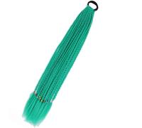 LYVQZPWLRla tessitura dei capelli, Coda di cavallo intrecciata con sfumatura sintetica for ragazze con elastici for capelli, accessori for capelli, parrucca, fascia for capelli, parrucchino(A24)