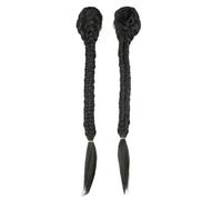 LYVQZPWLRla tessitura dei capelli, Extension for capelli con treccia a spina di pesce sintetica, con coulisse, for donne, da 24 pollici.(2)