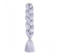 LYVQZPWLRla tessitura dei capelli, Extension for capelli intrecciati, trecce da 24 pollici, trecce sintetiche, trecce nere, castane, bionde, blu e rosse(A40)