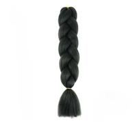 LYVQZPWLRla tessitura dei capelli, Extension for capelli intrecciati, trecce da 24 pollici, trecce sintetiche, trecce nere, castane, bionde, blu e rosse(A23)