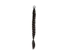 LYVQZPWLRla tessitura dei capelli, Extension for capelli sintetici con coda di cavallo, corda elastica for capelli, parrucche, capelli intrecciati resistenti al calore, neri naturali, for donne(41)