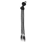 LYVQZPWLRla tessitura dei capelli, Extension for capelli sintetici con coda di cavallo, corda elastica for capelli, parrucche, capelli intrecciati resistenti al calore, neri naturali, for donne(#1)