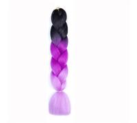 LYVQZPWLRla tessitura dei capelli, Extension for capelli sintetici intrecciati da 24 pollici for donne, trecce fai da te(C13)