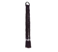LYVQZPWLRla tessitura dei capelli, Extension for capelli sintetici lisci lunghi 20 pollici, intrecciati a spina di pesce con coulisse, biondi, for donne(Color 2 35g)