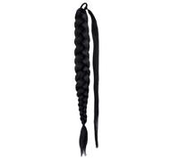 LYVQZPWLRla tessitura dei capelli, Extension for capelli sintetici lunghi intrecciati a coda di cavallo for donne, blu, nero, marrone, coda di cavallo con elastico for capelli, extension for capelli f