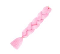 LYVQZPWLRla tessitura dei capelli, Extension for trecce sintetiche da 24 pollici, in fibra resistente al calore, for donne rosse e nere.(A16)