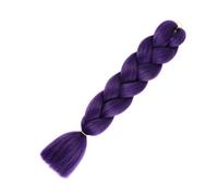 LYVQZPWLRla tessitura dei capelli, Extension for trecce sintetiche da 24 pollici, in fibra resistente al calore, for donne rosse e nere.(A34)