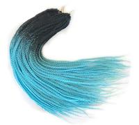 LYVQZPWLRla tessitura dei capelli, Trecce all'uncinetto da donna, treccia boxe sintetica da 24 pollici, 22 radici/pezzo, extension for capelli intrecciati, trecce in fibra termica(#17,24inches#7PcsLot