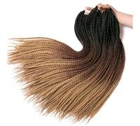 LYVQZPWLRla tessitura dei capelli, Trecce all'uncinetto da donna, treccia boxe sintetica da 24 pollici, 22 radici/pezzo, extension for capelli intrecciati, trecce in fibra termica(518,24inches#7PcsLot