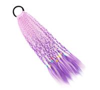 LYVQZPWLRla tessitura dei capelli, Trecce Capelli sintetici Coda di cavallo Corda Legare Ragazze Coda colorata Parrucca Accessori for lo styling dei bambini(B0124)