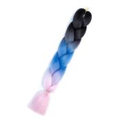 LYVQZPWLRla tessitura dei capelli, Trecce sintetiche all'uncinetto, trecce ricce pre-allungate, extension, accessori for capelli for ragazze.(C4,24inches#1PcsLot)