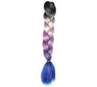 LYVQZPWLRla tessitura dei capelli, Treccia di fili lucidi for capelli, extension di seta dorata, accessori for copricapo da donna(9)