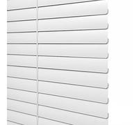 LYVQZPWLRLe finestre di Venezia, Tende oscuranti for cucina, tende avvolgibili bianche opache, stecche da 2,5 cm, design con foro nascosto(125x150cm)