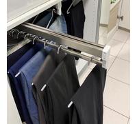 LYVQZPWLRPossibilità di estendere la barra, Armadio estraibile estensibile - Porta pantaloni estraibile for guardaroba, 30-80 cm(700mm/27.56inch)