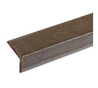 LYVQZPWLRSeparazione Piatta, Profilo di Transizione in Legno massello a Forma di L, Barra di Transizione for Scale Extra Spessa e Impermeabile(Style F)