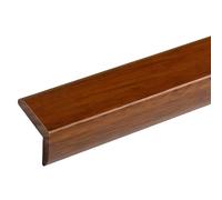 LYVQZPWLRSeparazione Piatta, Profilo di Transizione in Legno massello a Forma di L, Barra di Transizione for Scale Extra Spessa e Impermeabile(Style a)