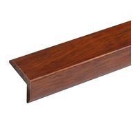 LYVQZPWLRSeparazione Piatta, Profilo di Transizione in Legno massello a Forma di L, Barra di Transizione for Scale Extra Spessa e Impermeabile(Style D)
