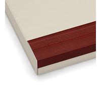 LYVQZPWLRSeparazione Piatta, Proteggi-Bordi Antiscivolo Effetto Legno, Strisce di Finitura for Bordi di Scale(Reddish Wood)