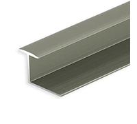 LYVQZPWLRSeparazione Piatta, Striscia di Transizione del Pavimento in Alluminio(Grijs,130cm/51)