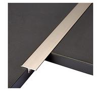 LYVQZPWLRSeparazione Piatta, Striscia di Transizione for Pavimenti in Lega di Alluminio for Interni, Strisce di Transizione con scanalatura a T(Gold,Length 110cm/43.3in)