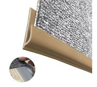 LYVQZPWLRSeparazione Piatta, Striscia di Transizione for Pavimenti, Protezione Flessibile for Bordi di tappeti(Light Brown,Length 7m(23ft))