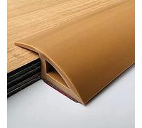 LYVQZPWLRSeparazione Piatta, Striscia di Transizione in PVC for Pavimento/Moquette, soglia, Barre di Transizione ad Arco/Profilo di Bordo(Gold)