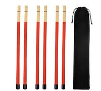 LYVQZPWLRspazzolino a tamburo, Bacchette for batteria, bacchette for batteria jazz, spazzole for batteria in bambù, bacchette con custodia for adulti, bambini e principianti