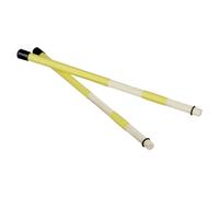 LYVQZPWLRspazzolino a tamburo, Spazzole for batteria Bacchette for batteria Bacchette for spazzole in legno for batteria 19 Bacchette for rullanti(Yellow)