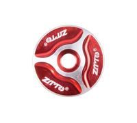 LYVQZPWLRTappo top auricolare bici, Tappo della serie sterzo, tappo superiore dell'attacco manubrio, tubo della forcella, copertura in lega di alluminio(Red)