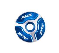 LYVQZPWLRTappo top auricolare bici, Tappo della serie sterzo, tappo superiore dell'attacco manubrio, tubo della forcella, copertura in lega di alluminio(Blue)