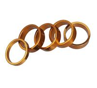 LYVQZPWLRTappo top auricolare bici, Tappo for serie sterzo MTB, tappo for tubo superiore della bicicletta, vite, distanziale for serie sterzo, anello forcella, distanziali anteriori da 1 1/8 di pollic