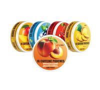LYVWEL Confezione da 5 sacchetti per salse alla caffeina, supporto nootropico per concentrarsi e neuro, potenziamento naturale della caffeina, 16 per lattina, 56 mg di caffeina ciascuno, senza