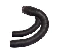 Lywencom Nastro per manubrio da bicicletta, confortevole antiscivolo e smorzante, traspirante, delicato tocco sfumato, in schiuma EVA, autoadesivo, con 2 tappi per barre (nero)