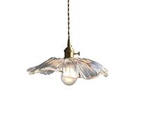 Lywins® E27 Foglia di loto Bicchiere Moderno oro nordico Lampade a sospensione Illuminazione dell'isola Luce di design per Cenare Cucina Soggiorno