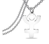 Lywjyb Birdgot Collana con simbolo del pianeta, collana con sistema solare, per donne e fidanzate, Large, Metallo, na sconosciuto