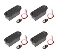 Lyws 4pcs attivo Bass Guitar pickup 9 V battery Holder box case con connettore Snap