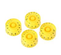 Lyws 4pcs Guitar Speed Control manopole profondo giallo per Gibson Les Paul Guitar, Deep Yellow