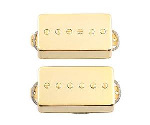LYWS Humbucker P90 - Pickup a bobina singola Alnico V Bridge & Neck Guitar Pickup Set (oro)