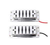 LYWS Mini Humbucker Pickup Ponte e Collo per Les Paul LP Chitarra Cromato