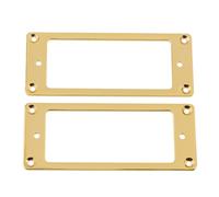 LYWSMSK 2 anelli di montaggio per pickup humbucker, in metallo, placcati oro, 92 x 37,5 mm