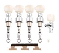 LYWSMSK Banjo Machine Head Tuning Pegs & Ebano Maple Bridge & 5th String Bone Nut per 5 String Banjo