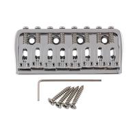 LYWSMSK Cromo 8 Corde Chitarra Ponte Fisso Chitarra Elettrica Hardtail Ponte per Start/Tel