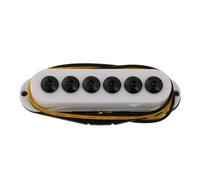 LYWSMSK Invader Style - Pickup per chitarra elettrica, bobina singola, colore: bianco