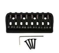 LYWSMSK Nero 8 Corde Chitarra Ponte Fisso Chitarra Elettrica Hardtail Ponte per Start/Tele